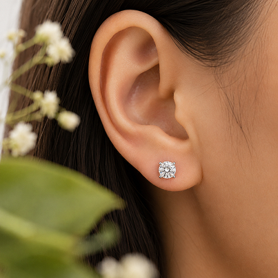 Diamond earrings